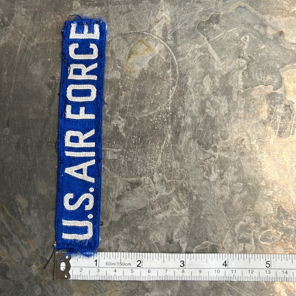 U.S. AIR FORCE blue tape patch, vintage - Picture 11 of 12